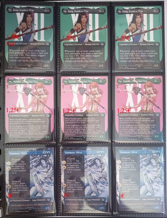 Mtg Final Fantasy Extras  - Cartas desde 0,75€