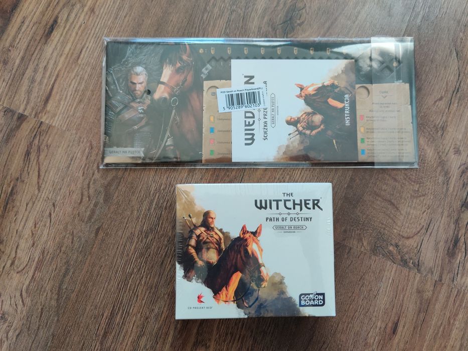 Wiedźmin Ścieżka Przeznaczenia deluxe + Geralt na Płotce