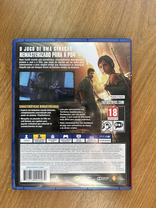 The Last of Us Remastered PS4 – Português