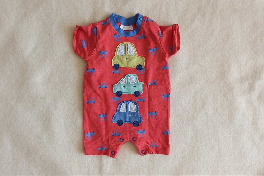 Rampers, body krótki rękaw dla chłopca, rozm. 0-3 miesięce NEXT Baby