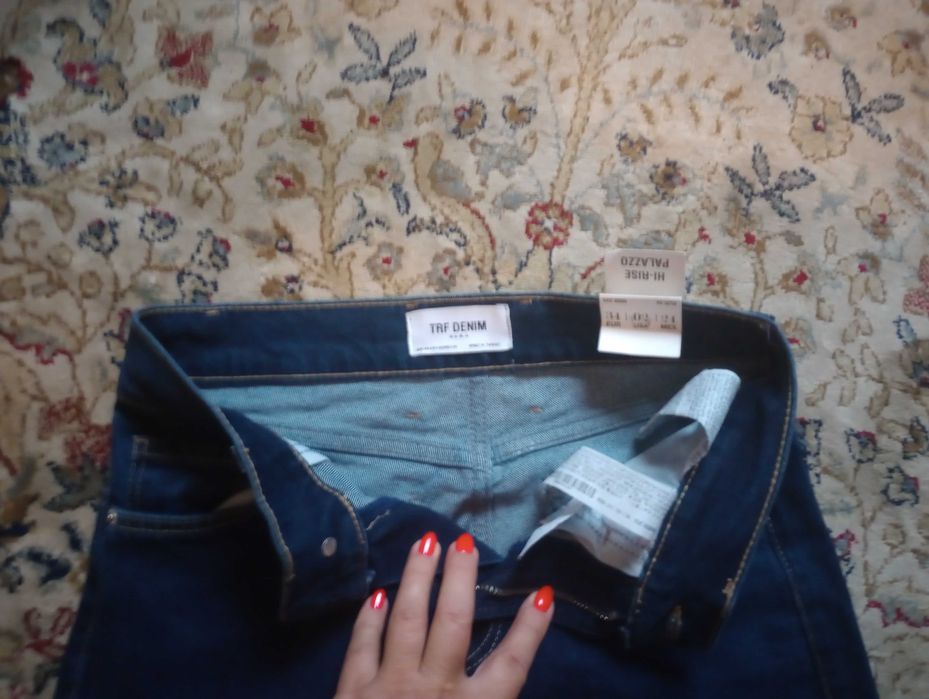 Nowe jeansy dzwony TRF denim Zara rozm 34