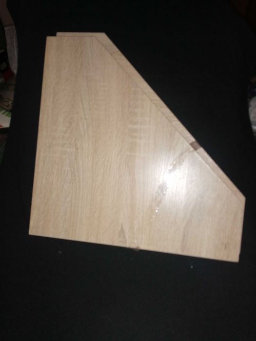 Полочки угловые Дуб Сонома 2шт