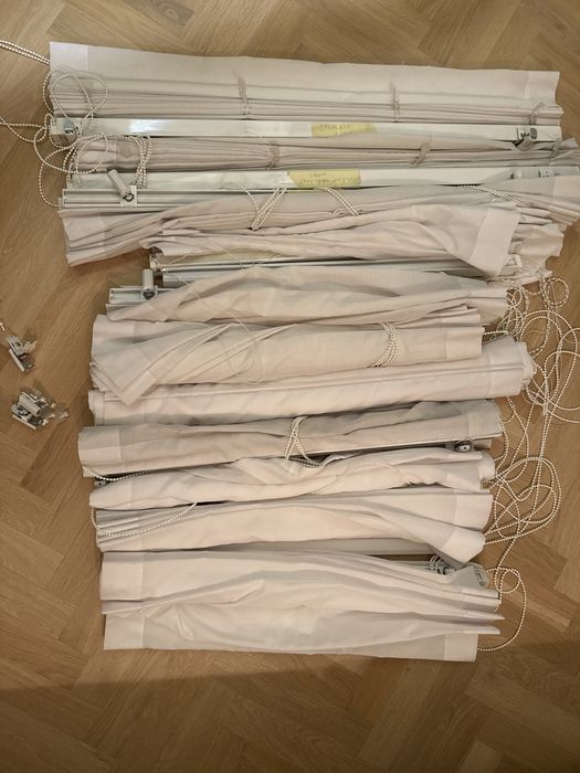 Uzywane rolety rzymskie 12 sztuk