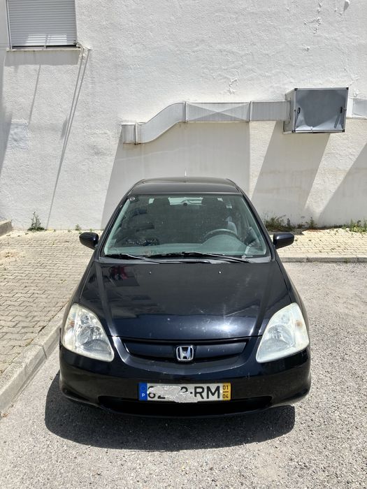 Honda Civic preto 2001, bom estado, bom preço!