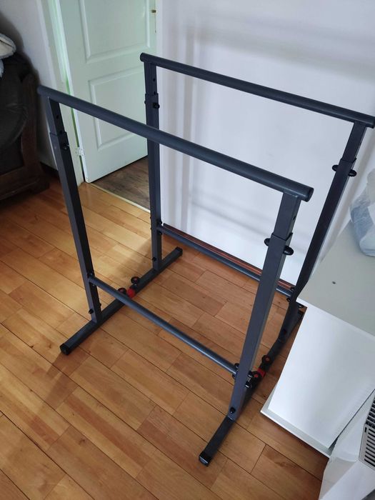 PORĘCZE drążki do DIPÓW pompek stacjonarne SOLIDNE