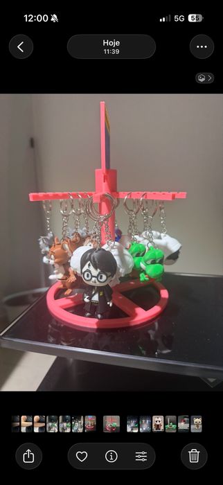 Porta chaves 3D