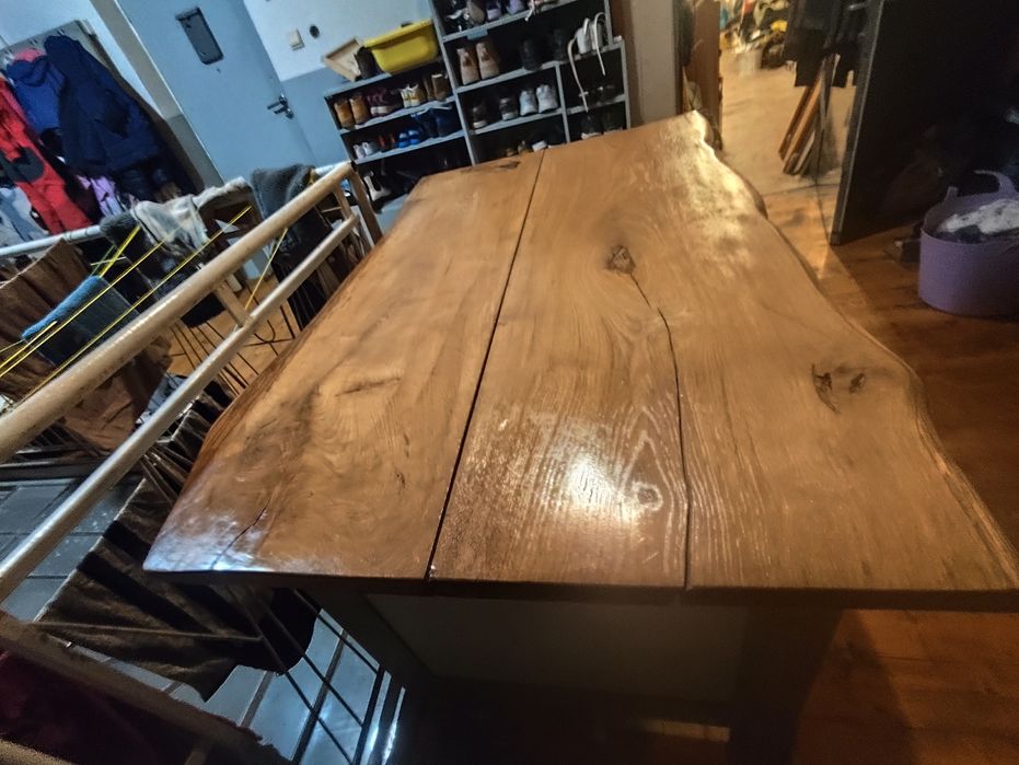 Blat dębowy na stół.