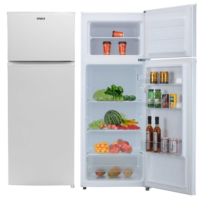 Chłodziarko Zamrażarka Lodówka z Zamrażarką Tania 143cm DD-207 WH 207L