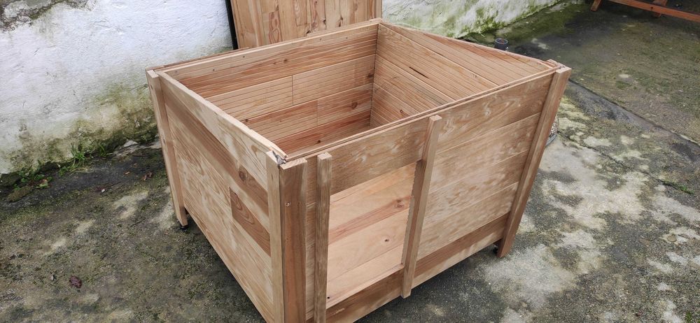 Casota cão madeira grande