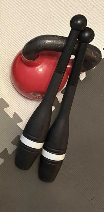 Conjunto de Indian clubs - Pinos indianos  – Excelente Estado