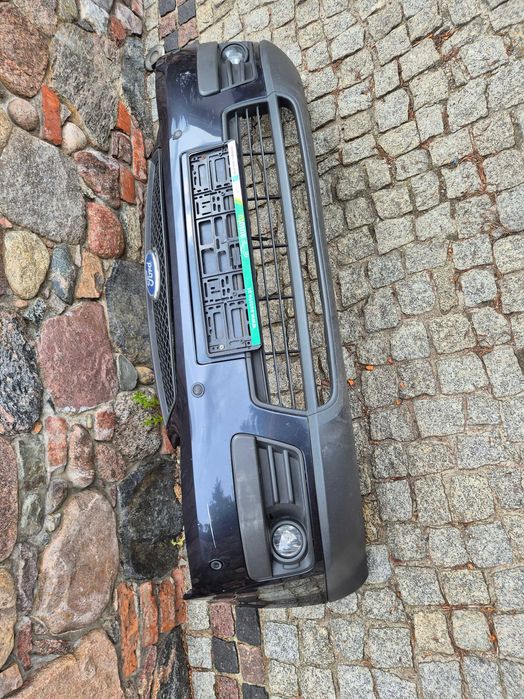 ford c-max mk1 focus mk2 zderzak przód przedni szary metalic halogeny pdc