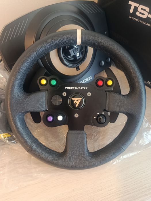SimRacing Base+Volante Thrustmaster TS-PC + TM Leather 28 GT
