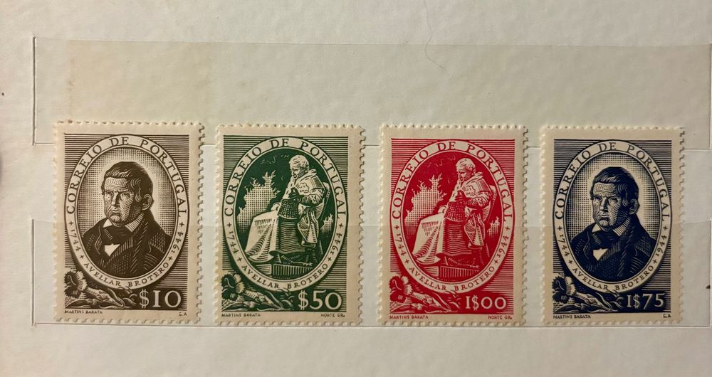 Série Completa Bicentenário do Nascimento de Avellar Brotero 1944