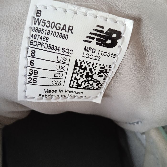 NEW BALANCE 530 ENCAP 39 sneakersy skóra naturalna