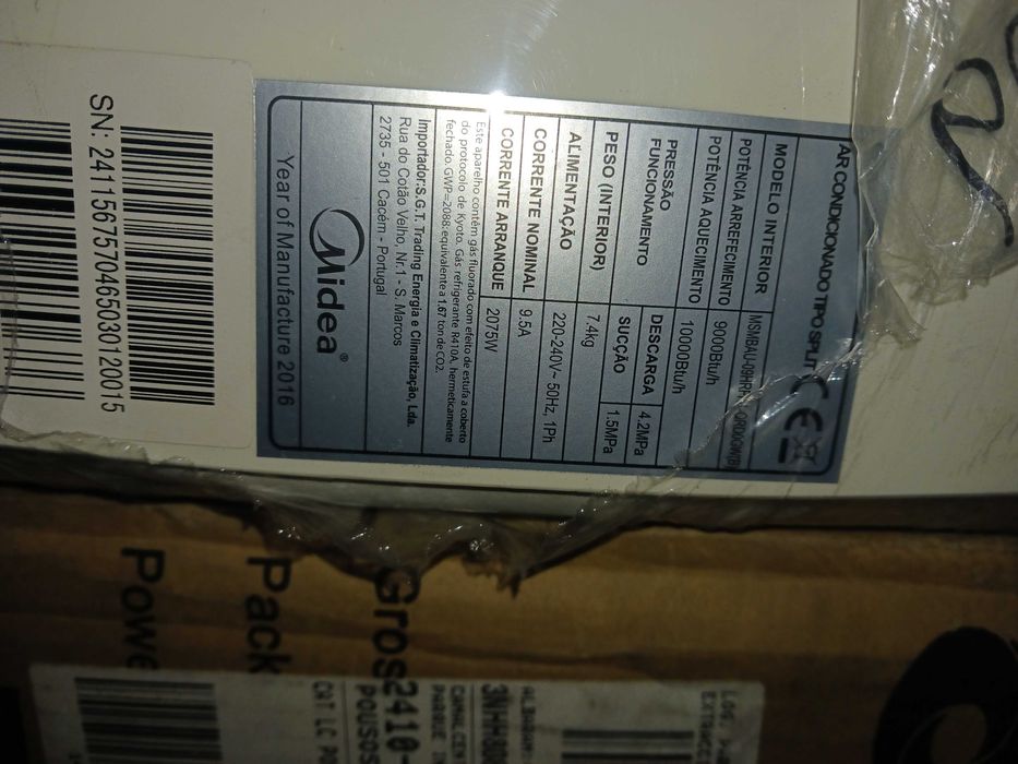 vendo 2 aparelhos interiores de AC Midea