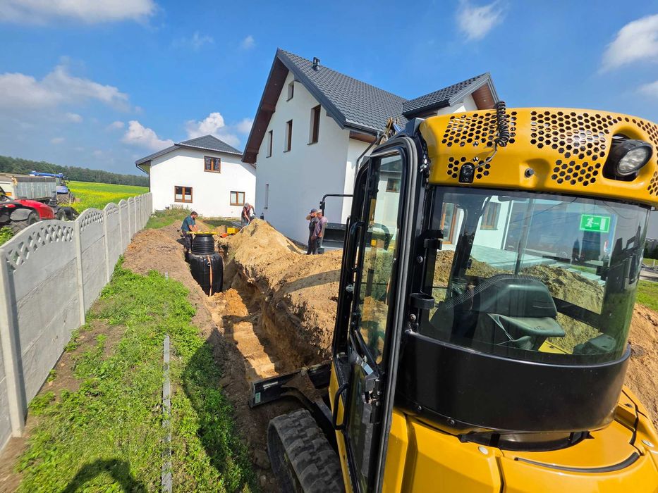 Usługi minikoparką Wisznice usługi ładowarką koparką OGRODY