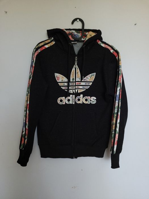Rozpinana bluza z kapturem Adidas rozmiar 36 S, stan idealny