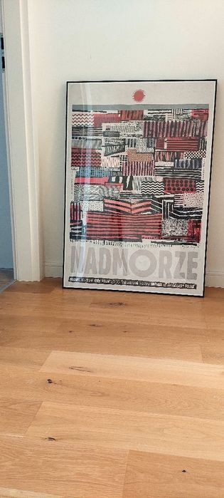 Plakat Nadmorze Ryszard Kaja z ramą