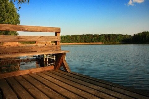 Willa Różana nad jeziorem Głębokim Łowyń