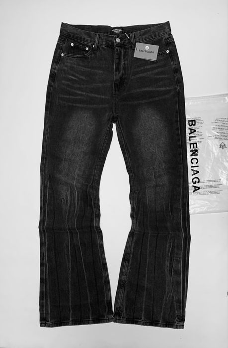 штани джинси Balenciaga flared jeans opium/archive