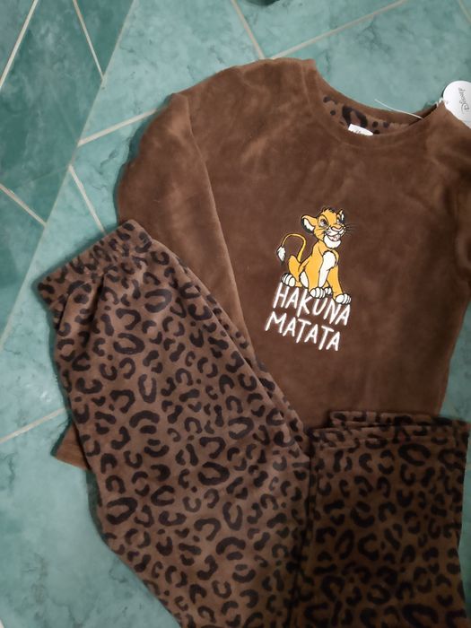 Piżama damska,Król Lew, Disney,Ciepła,gruba piżama
