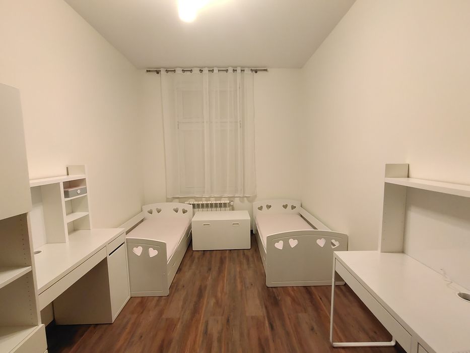 Łóżko dziecięce/młodzieżowe 160x80 białe z szufladą i materacem