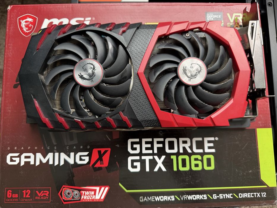 Відеокарта Msi geforce gtx 1060 6gb