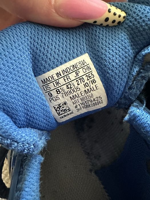 Adidas sportowe niebieskie siateczkowe 42 2/3 – bardzo dobry stan