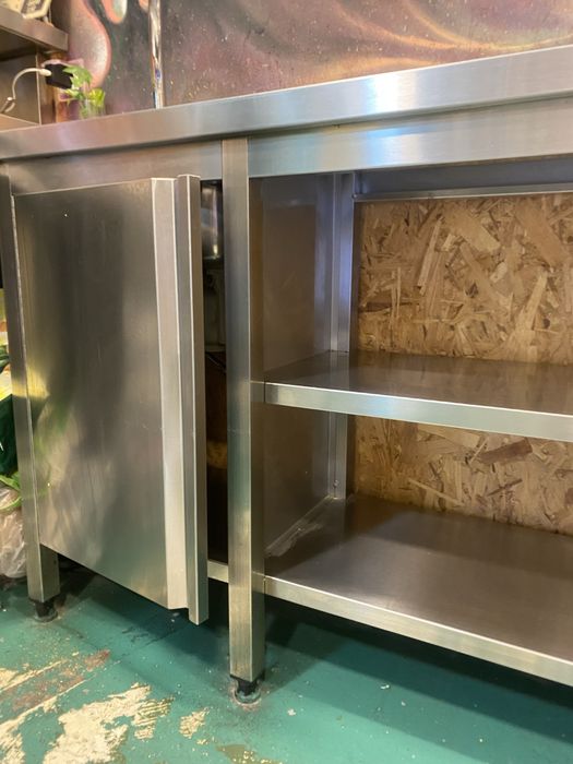 Bancada aço inox com cuba