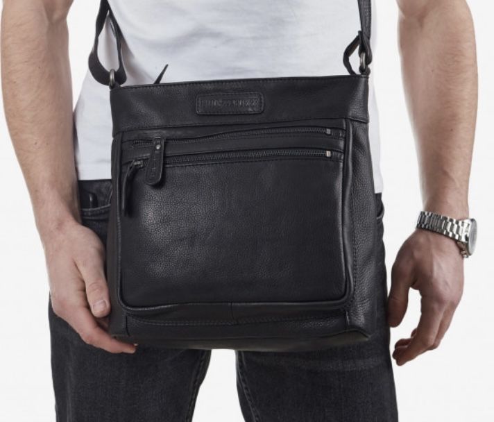 Hill Burry сумка чоловіча шкіряна Мужская сумка из натуральной кожи