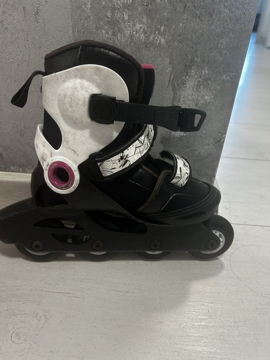 Rolki dziewczęce + kask
