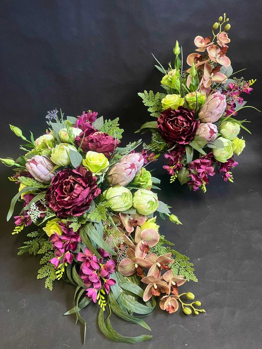 Kompozycja nagrobna - wiązanka i bukiet