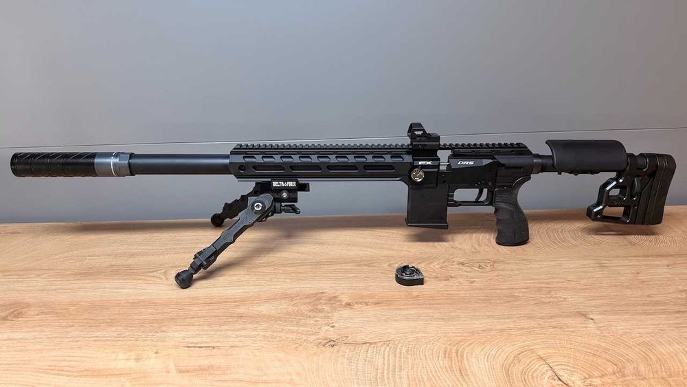 Carabina de ar comprimido PCP FX DRS tactical 700mm calibre 5.5mm
