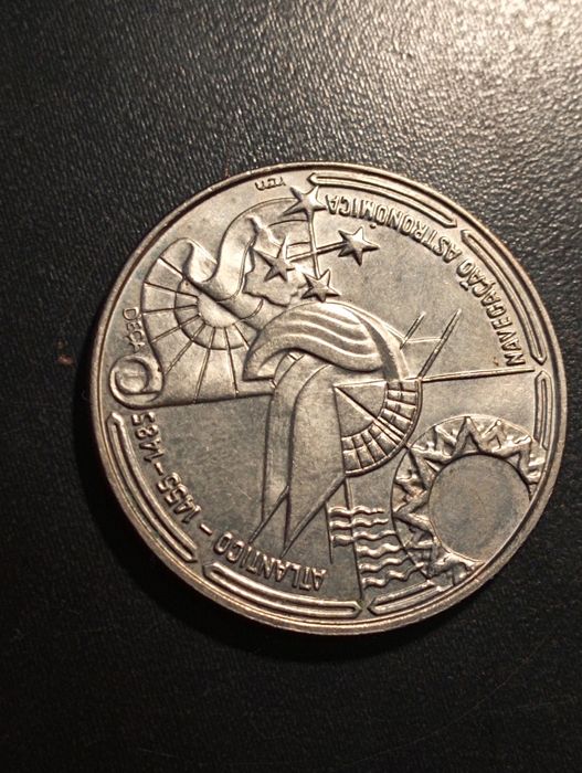 100 escudos -Portugal	1990 - Navegação astronomica - Soberba