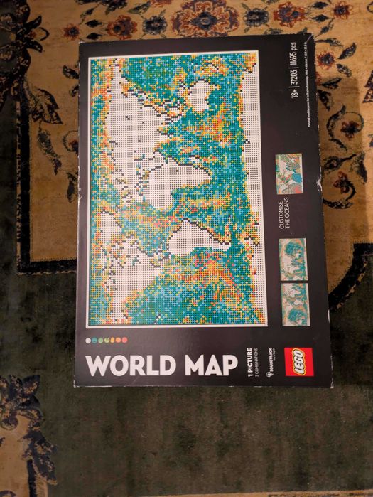 Mapa Mundo | Lego | Descontinuado