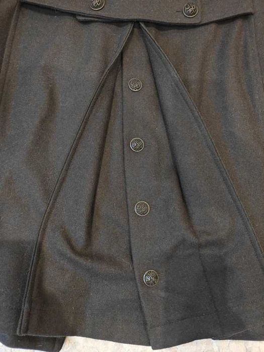 Pretty Green Długi Płaszcz Wełniany Greatcoat Marton Mills M