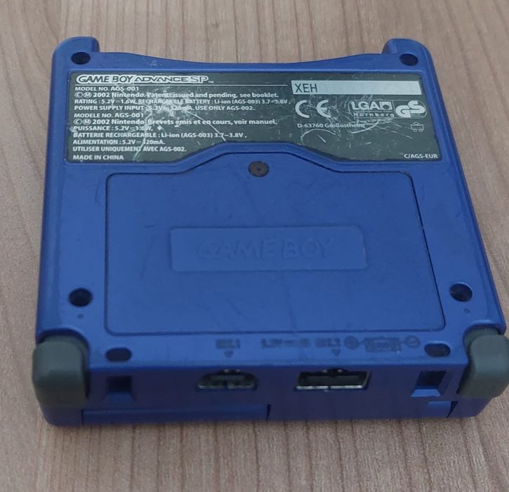 Game boy versão AGS-001 e conjunto de 4 jogos.