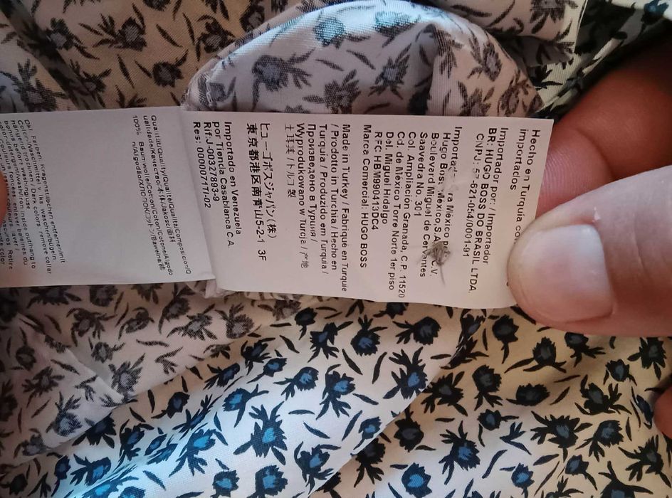 Koszula Premium HUGO BOSS x Thomas Mason Slim Fit XL Jak Nowa