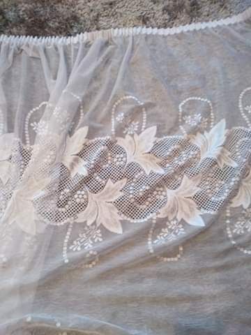 Firanka na podwójne okno