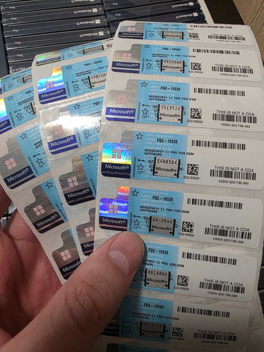 • Sticker Windows 11 Pro OEM • Стикер Віндовс 11 Pro • Ключ Виндовс •
