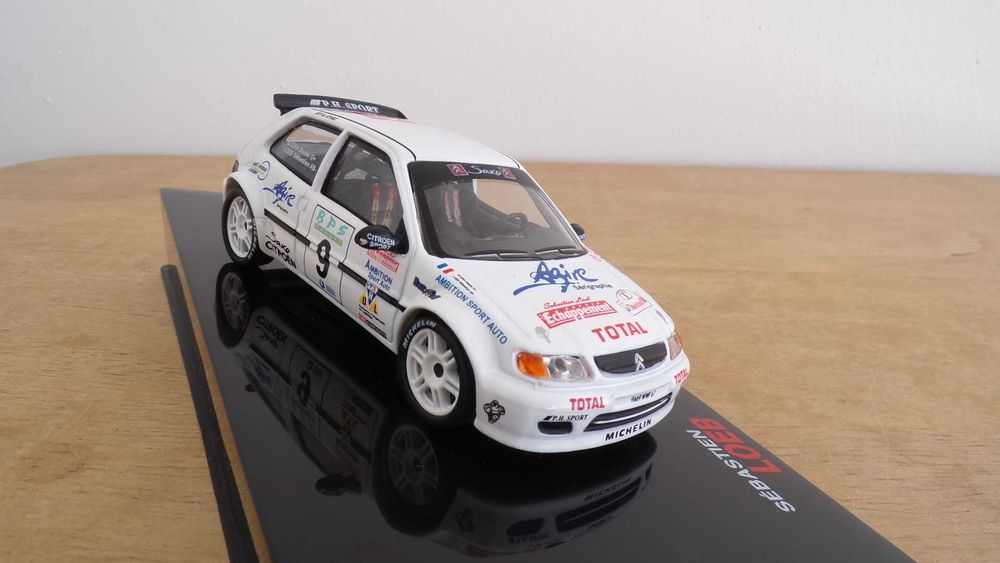 1/43 Citroen Saxo - Rally Val d`Àgout 1998 - Sébastien Loeb