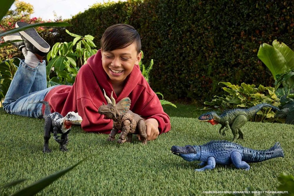 Jurassic World Rebirth Gigantic Thrashers Dinosaur Purussaur Пурусзавр