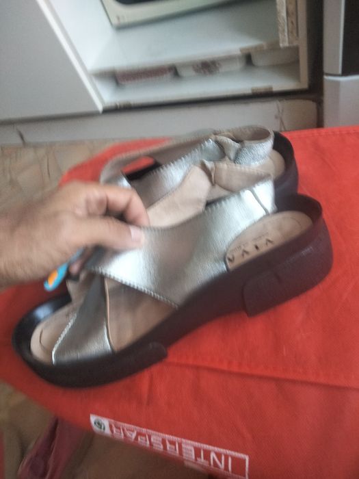 Сандали женские летние натуральная кожа в хорошем состоянии