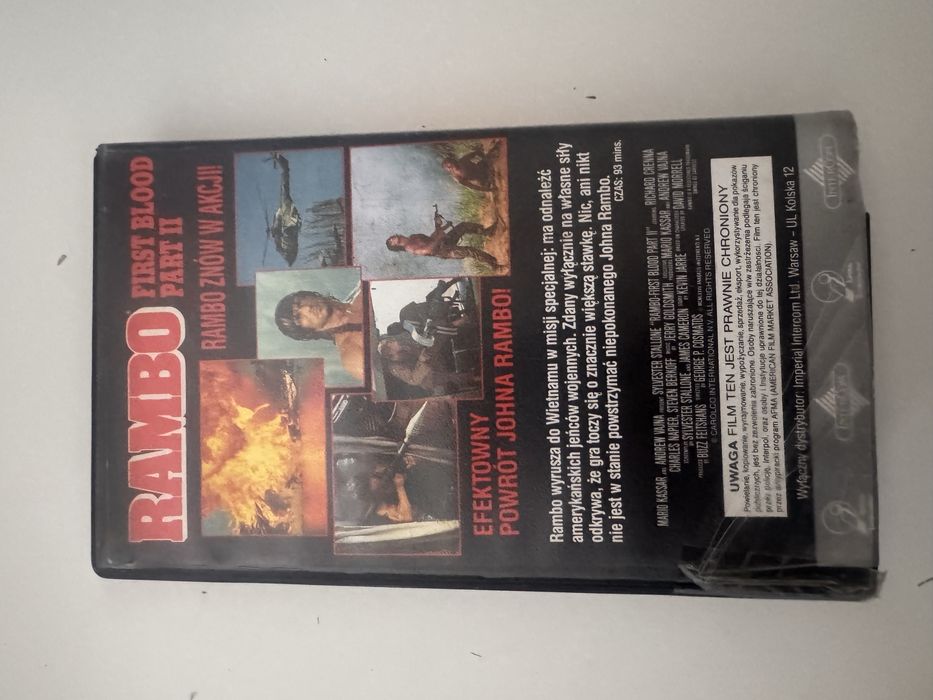 Rambo 2 Sylvester Stallone  VHS