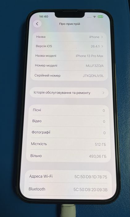 IPhone 13 Pro Max Graphite 512GB