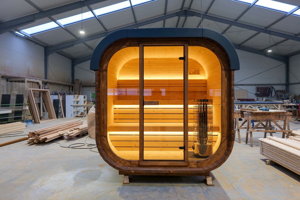 Sauna ogrodowa kwadratowa Luma M pisemna gwarancja producenta
