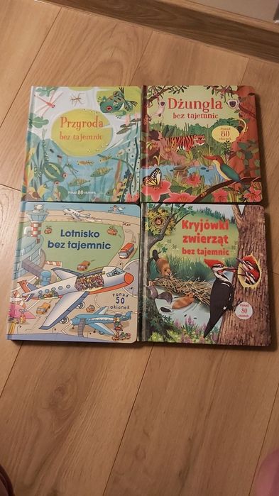 Bez tajemnic 4 ksiazki dla dzieci