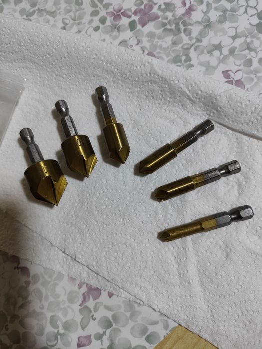 Pogłębiacz fazownik 90 stopni zestaw