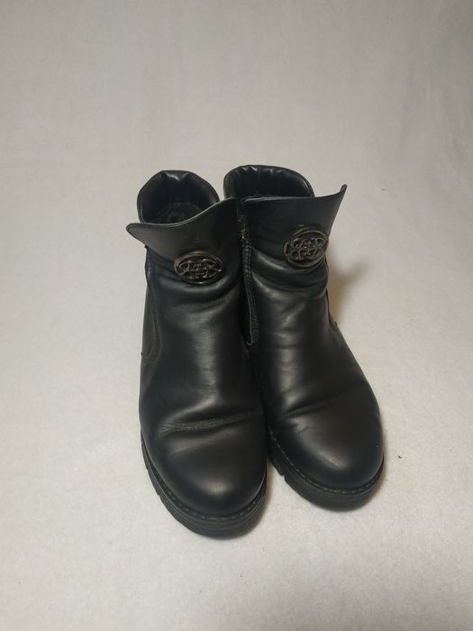 Ботинки женские демисезонные 38 размер 24 см кожа