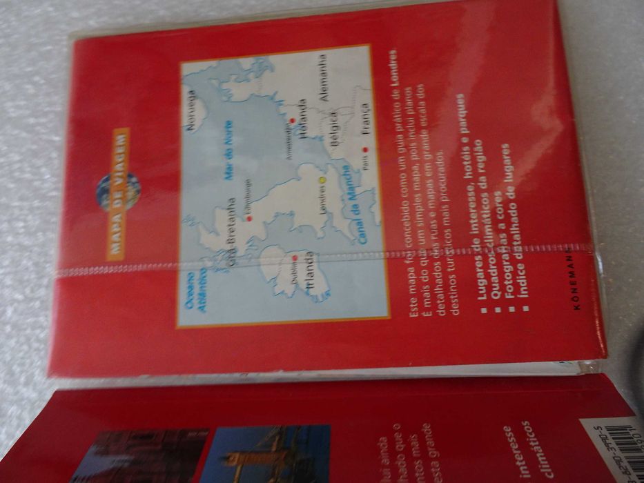 Livro Guia Turístico - Londres (com mapa)